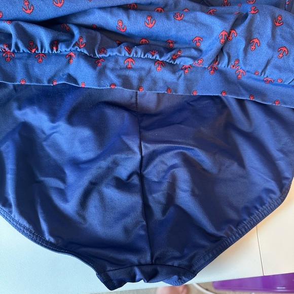 Miraclesuit One Piece Swimsuit Size 16-18? Anchor Nautical Beach Summer Slimming - Picture 7 of 8